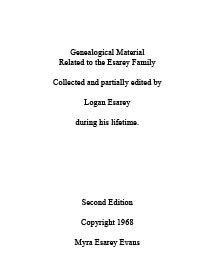 Logan Esarey book cover back